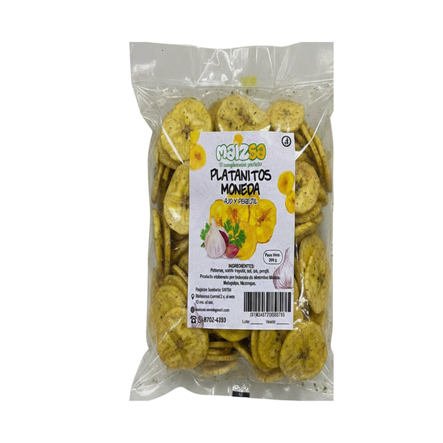 Platanitos Moneda Ajo y Perejil