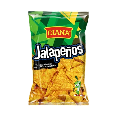 Diana Jalapeños Corn tortilla- perfect snack for any Occasion.